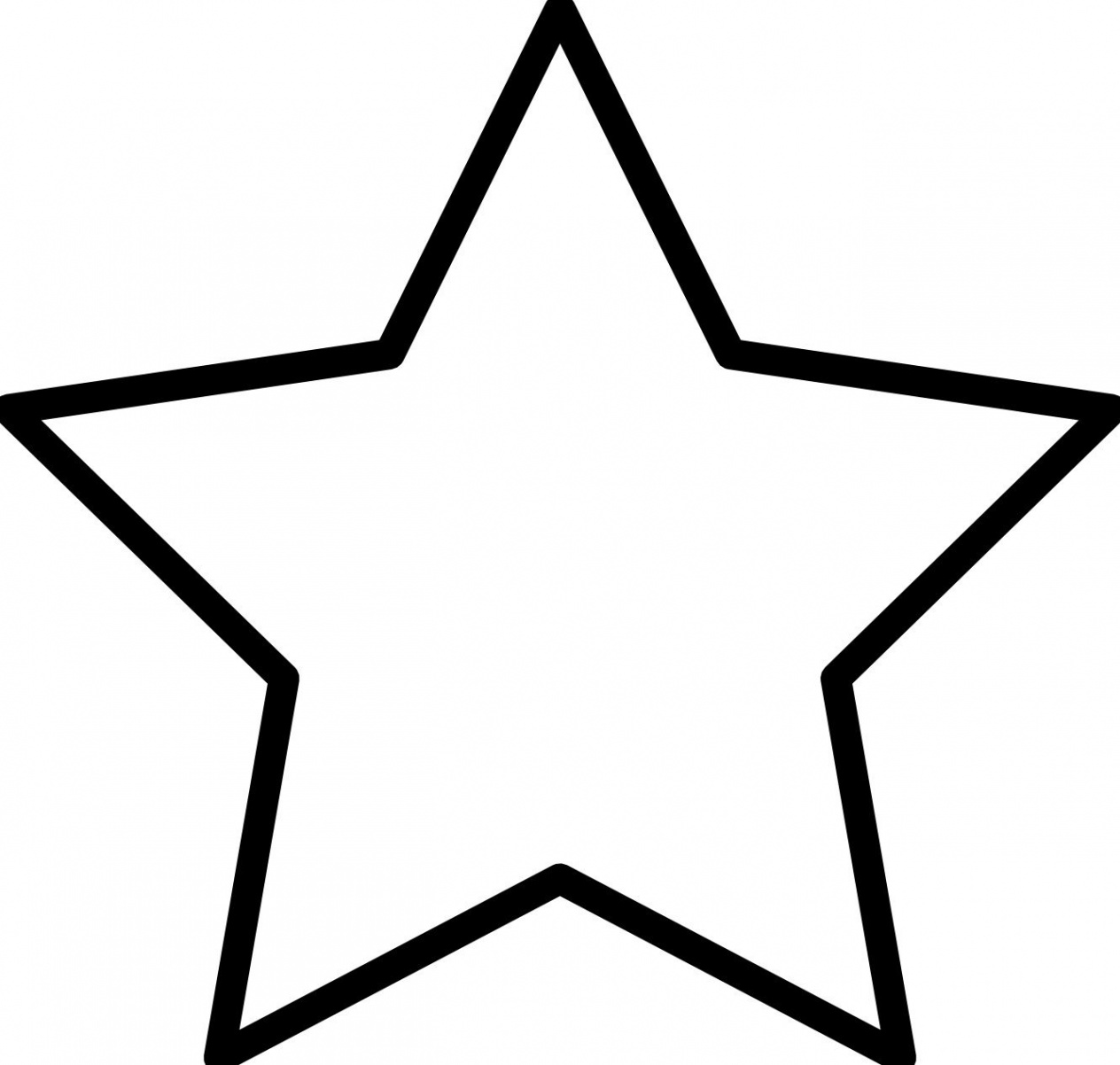 Free Printable Star Coloring Pages For Kids  Star template