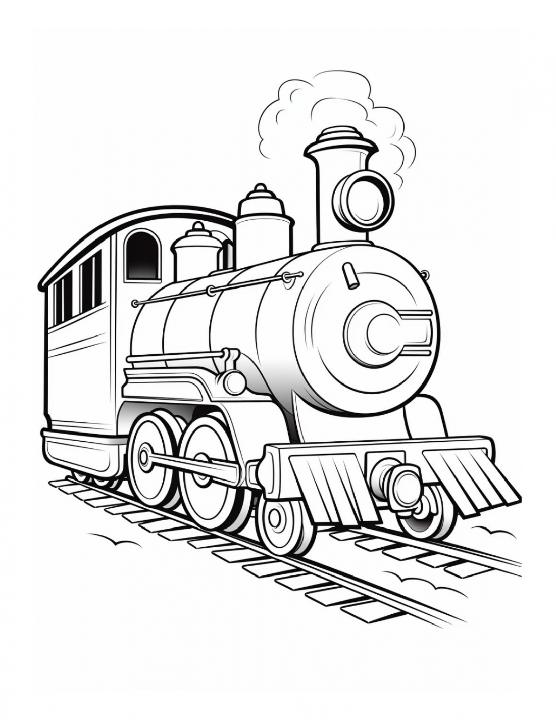 Free Printable Train Coloring Pages with PDF Download  Skip To