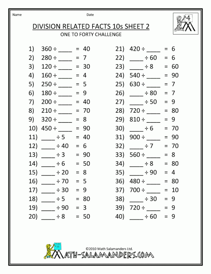 free-th-grade-math-worksheets-division-tables-related-facts-s-