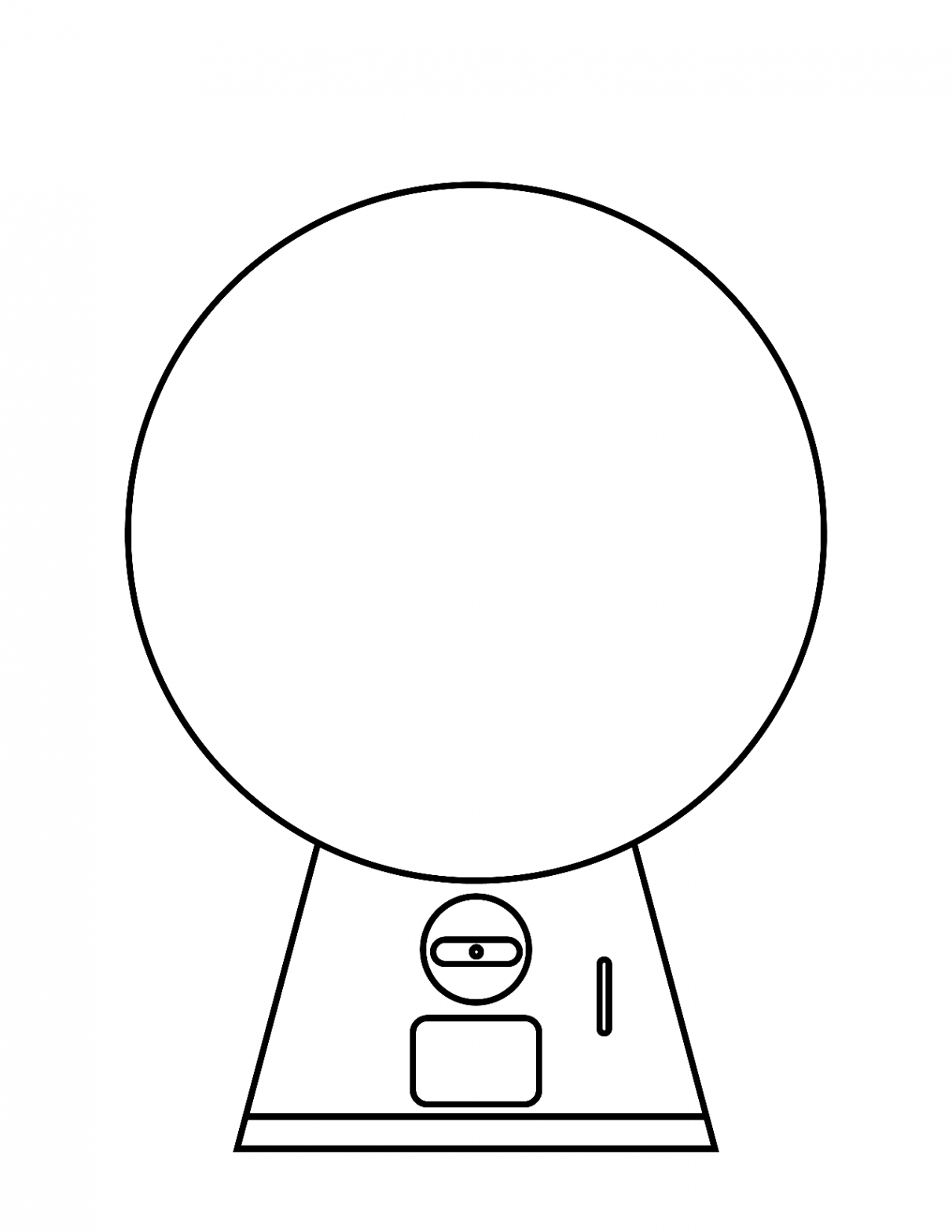 Gumball Machine - FREE Printable Template  Planerium