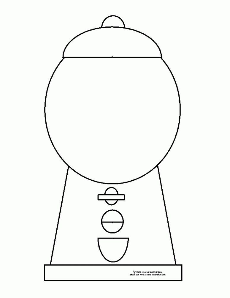 Gumball Machine  Gumball machine, Coloring pages, Gumball