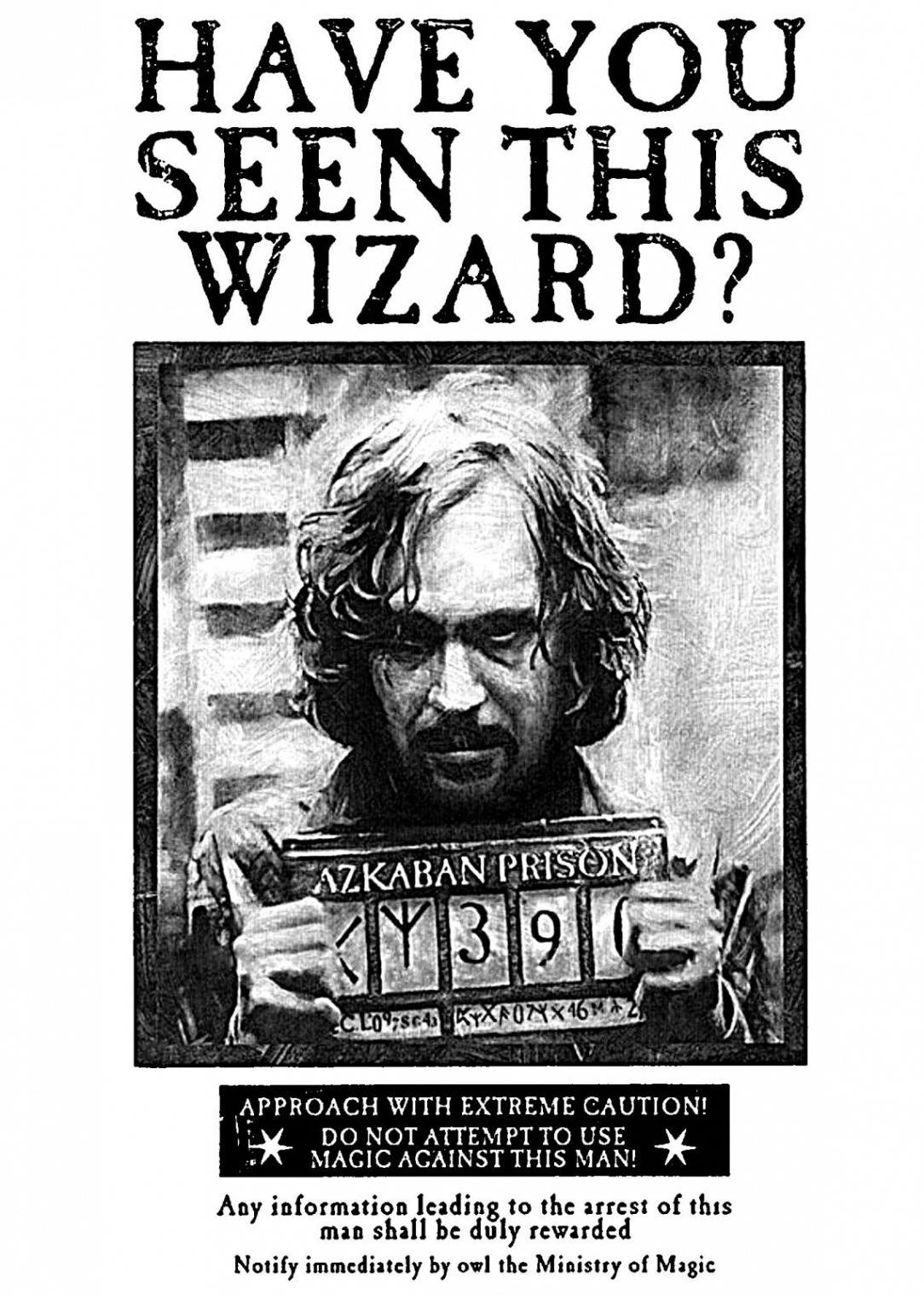 Harry Potter Sirius Black Wanted HPSB PRINT ART A / A - BUY