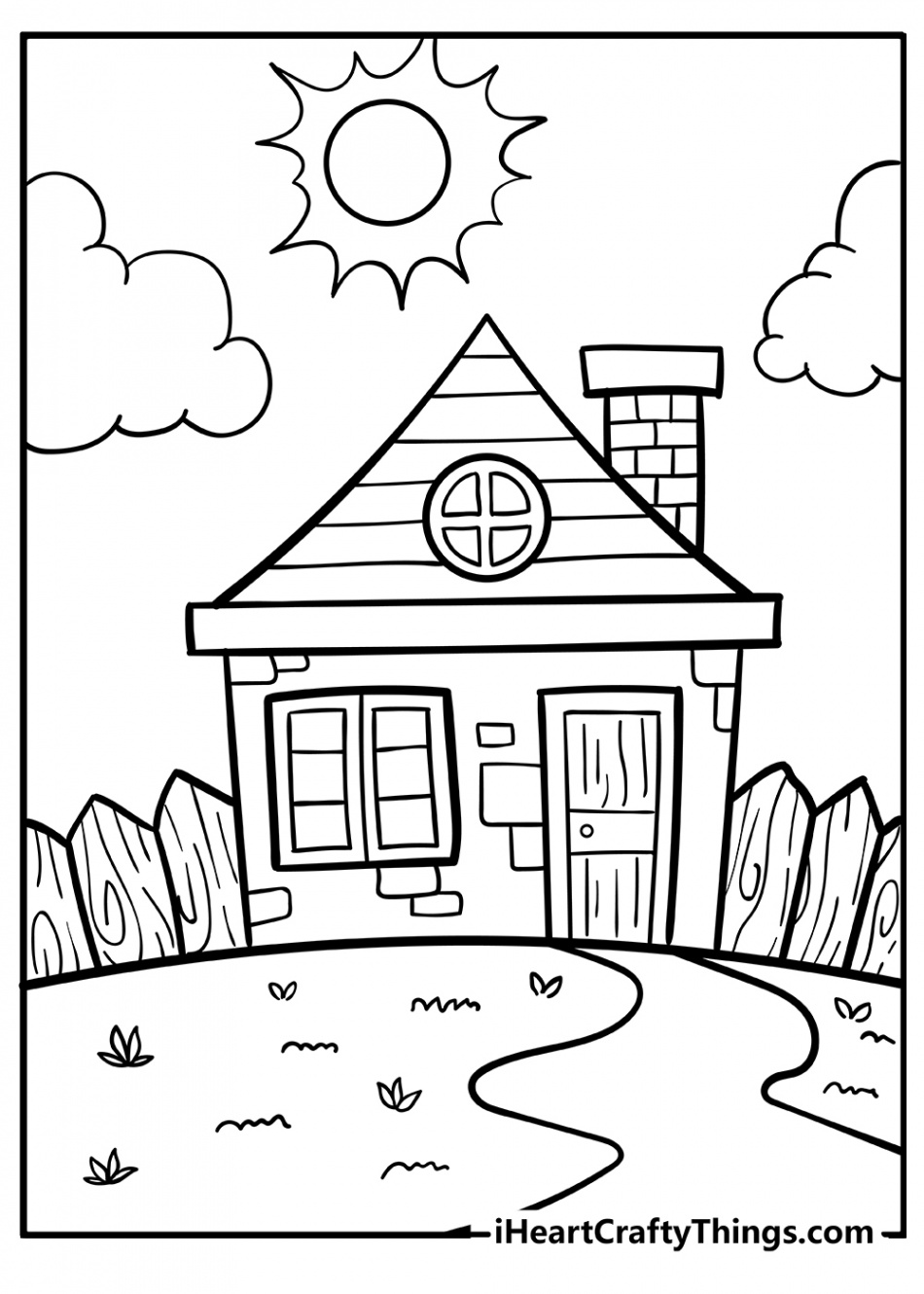 House Coloring Pages (% Free Printables)