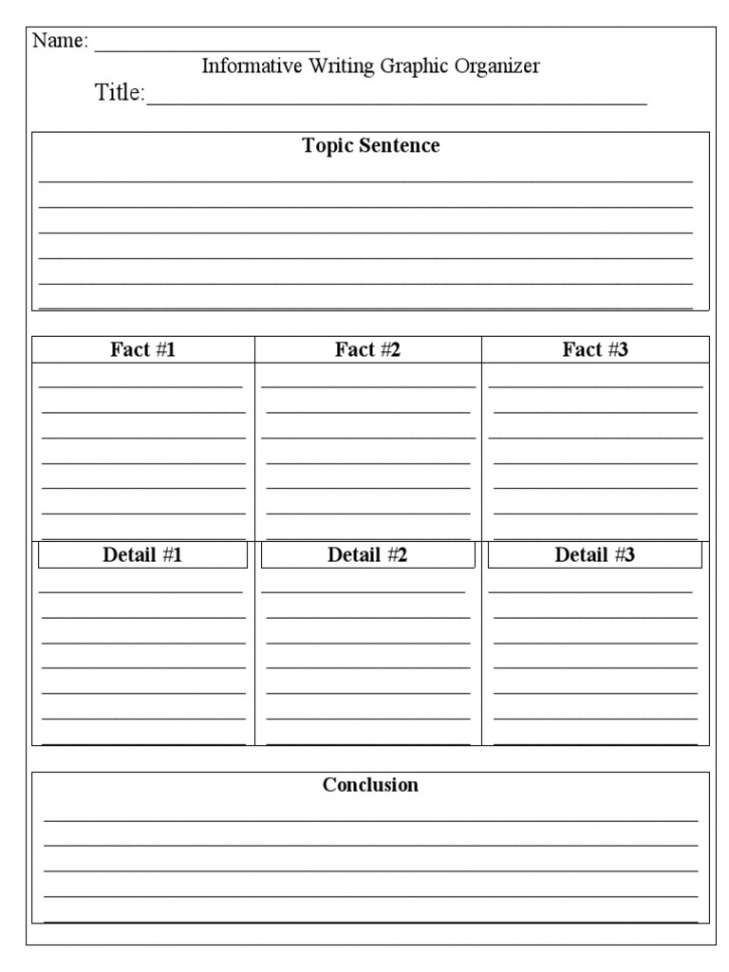 Informative Writing Graphic Organizer  PDF