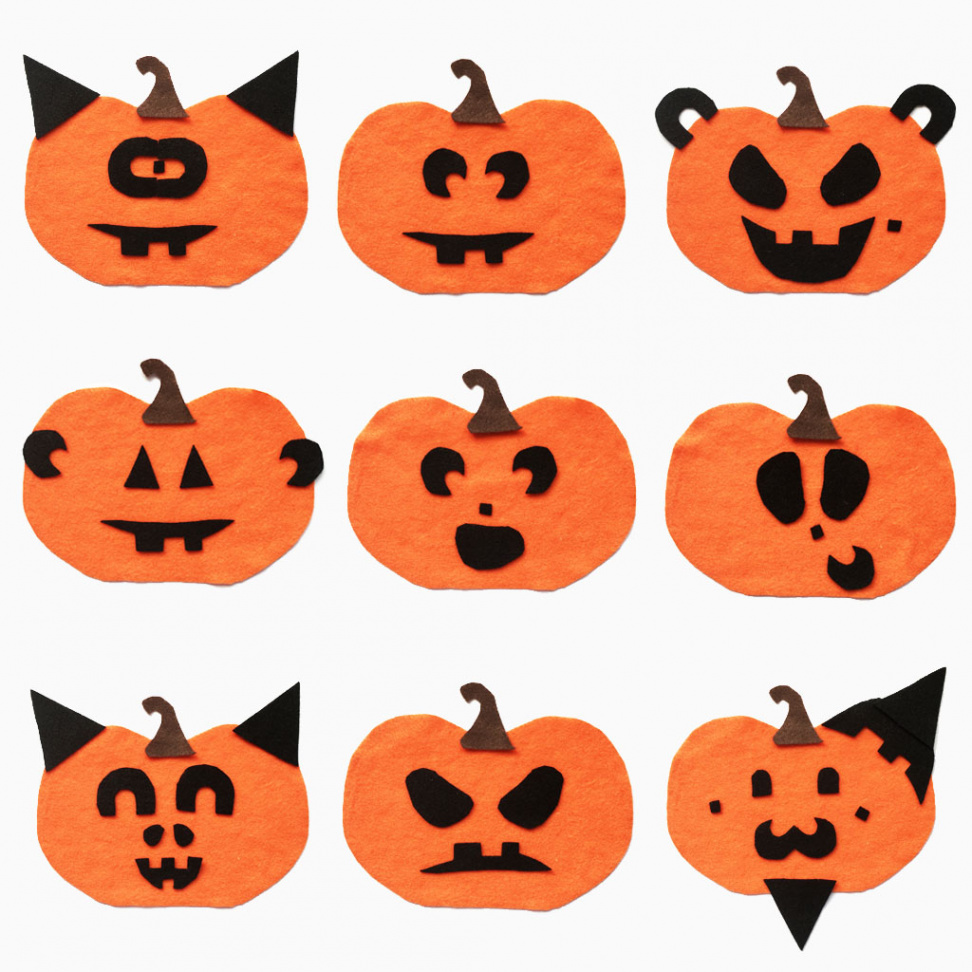 Jack-O-Lantern Face Board with Free Printable - Creating Creatives