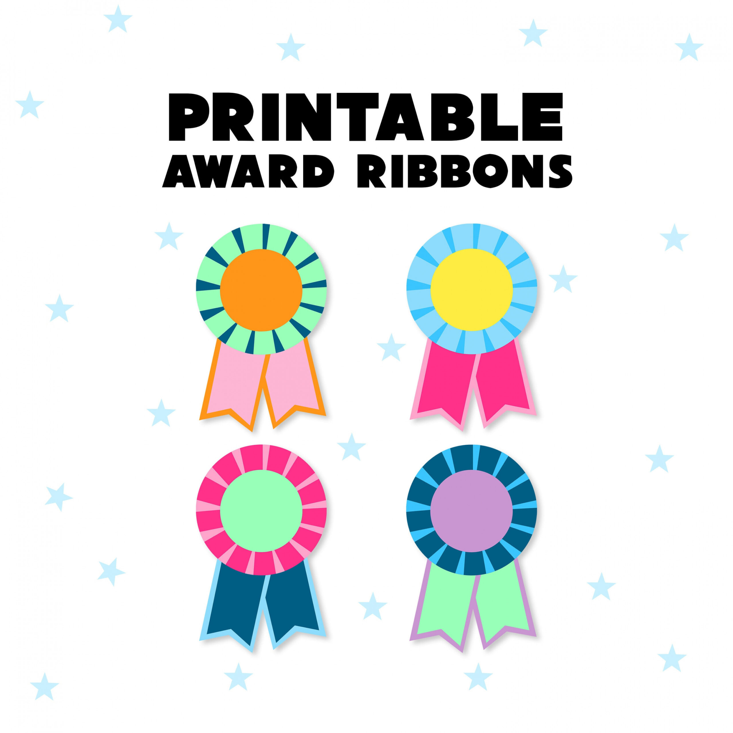 Kids Printable Award Ribbons Indoor Activity (Instant Download) - Etsy