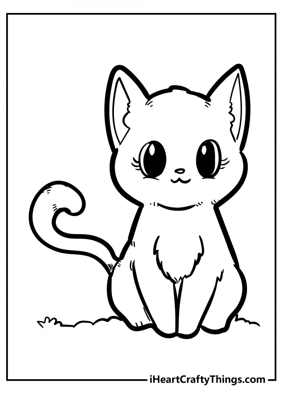 Kitten Coloring Pages (% Free Printables)