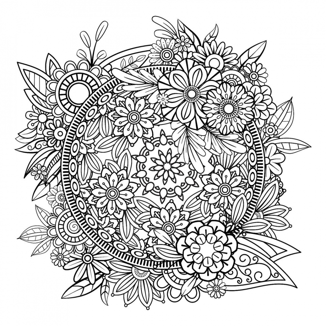 Mandala Coloring Pages: Free Printable Coloring Pages of Mandalas