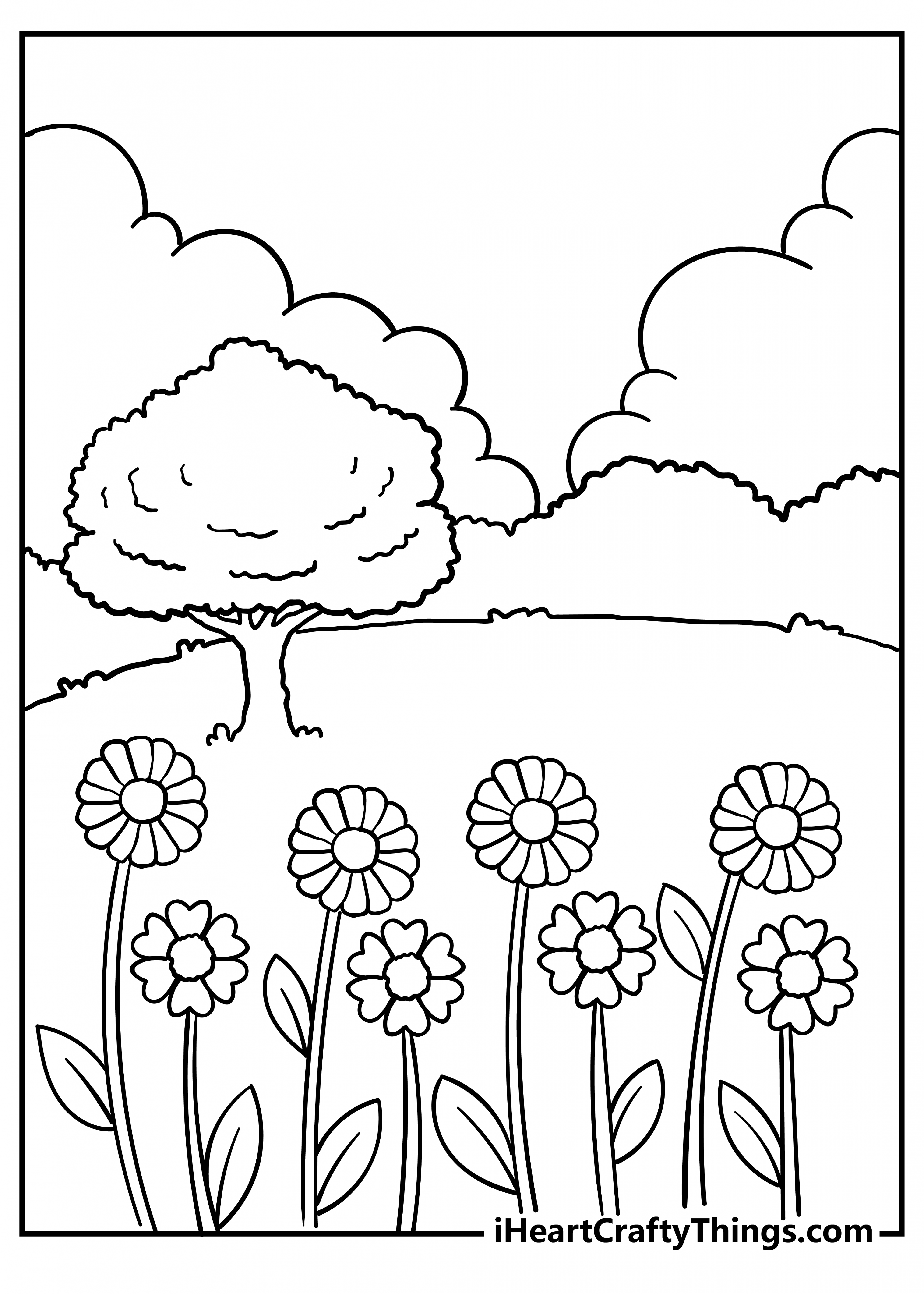 Nature Coloring Pages (% Free Printables)