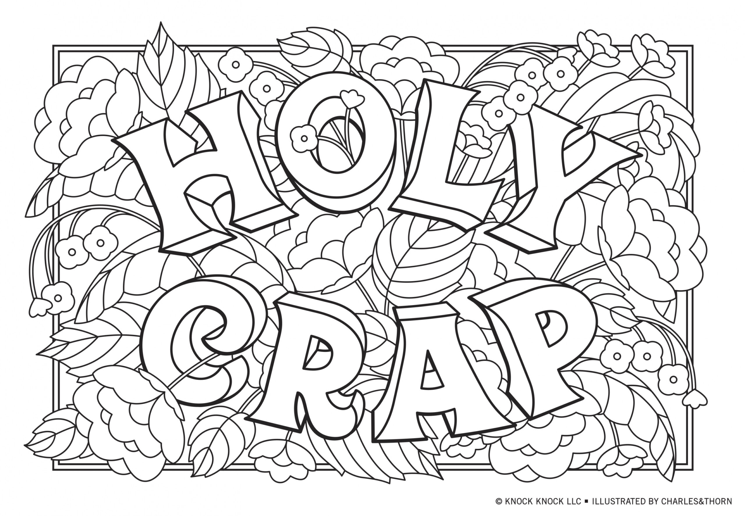 NSFW—But Safe for WFH—Printable Adults Coloring Pages