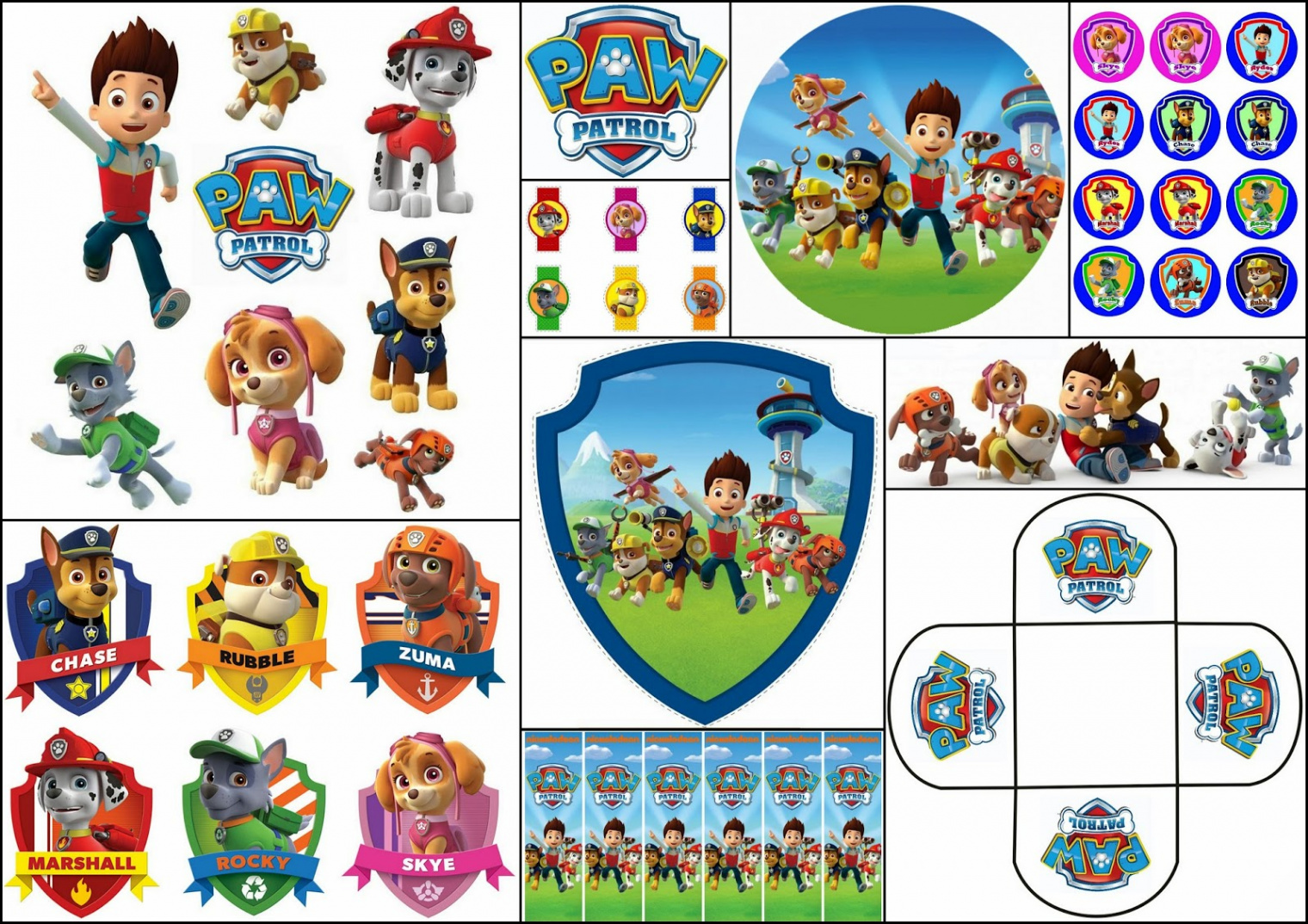 Paw Patrol Free Printable Kit