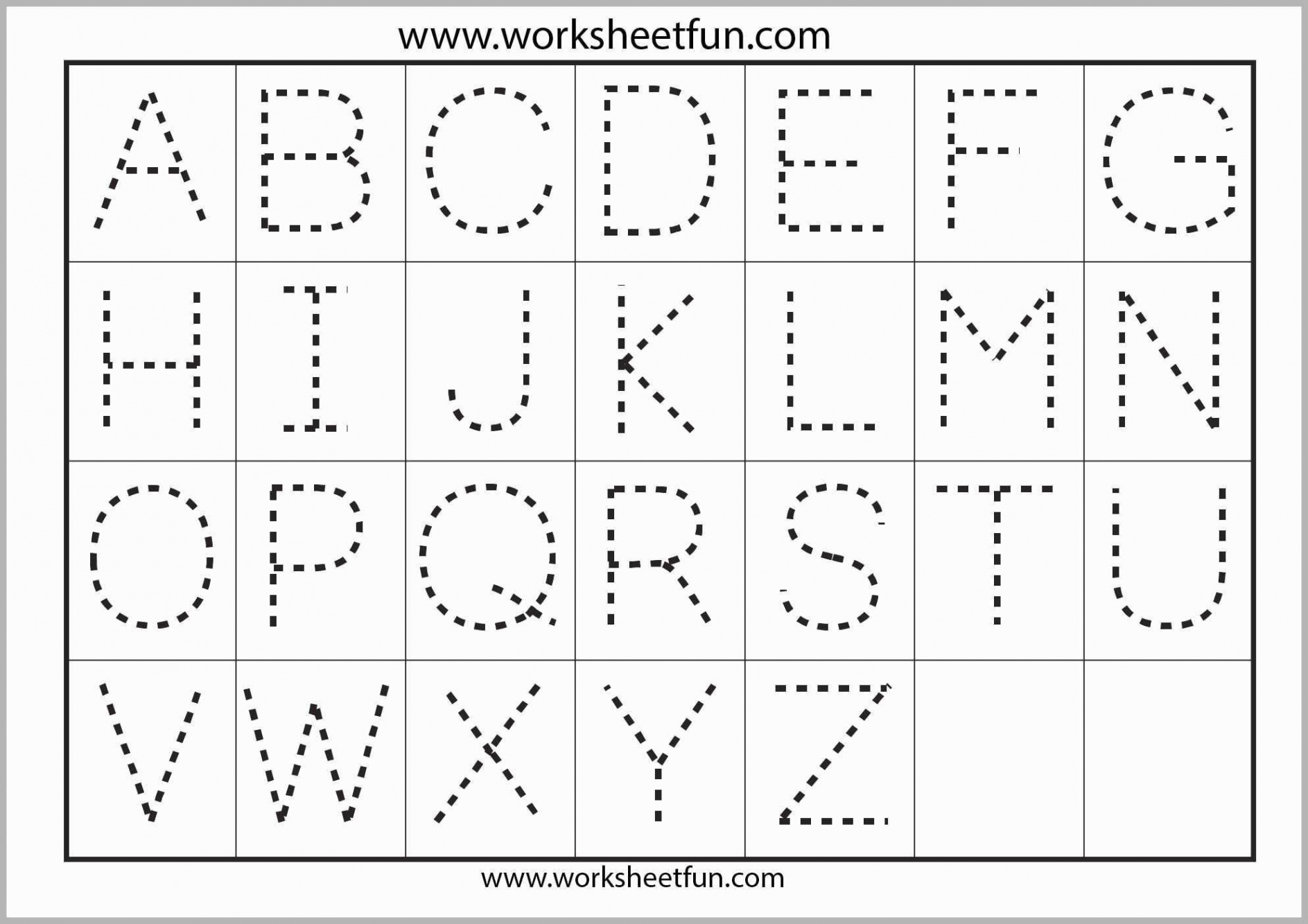 Preschool Alphabet Worksheets Pdf  Alphabet writing worksheets