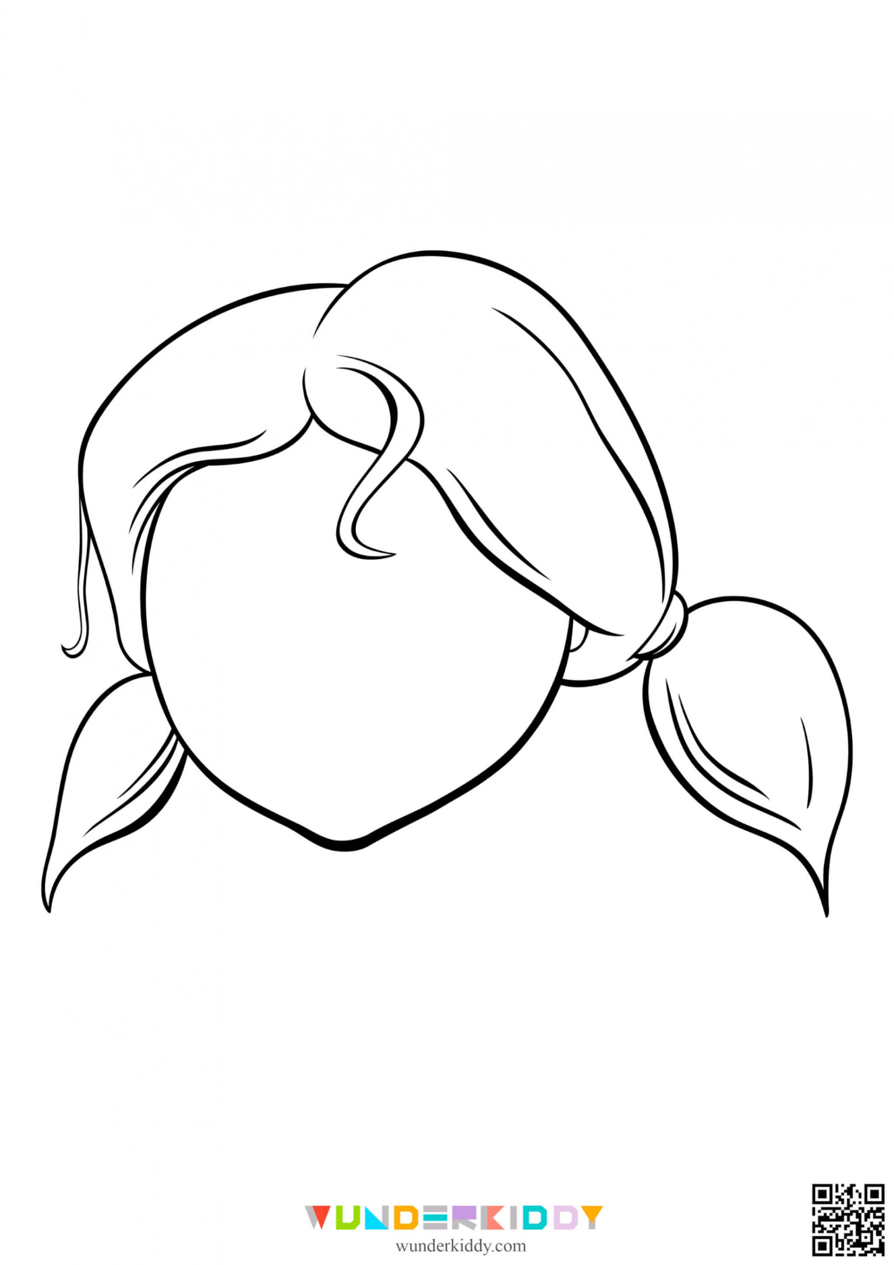 Printable Blank Faces Template and Coloring Pages for Kids