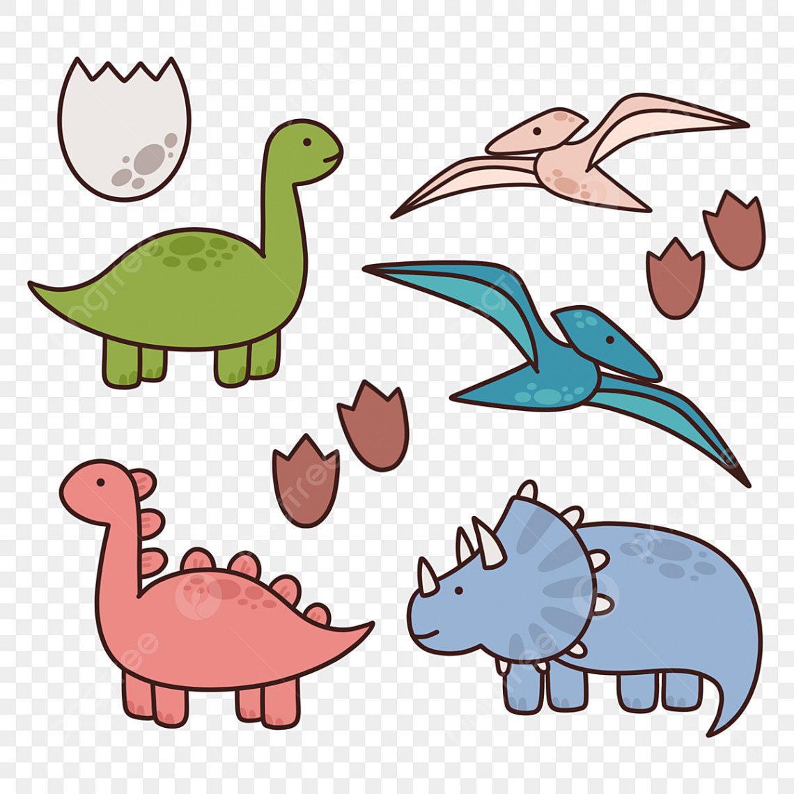 Printable Cute Dinosaur Clipart Hd PNG, Cute Dinosaur Sticker