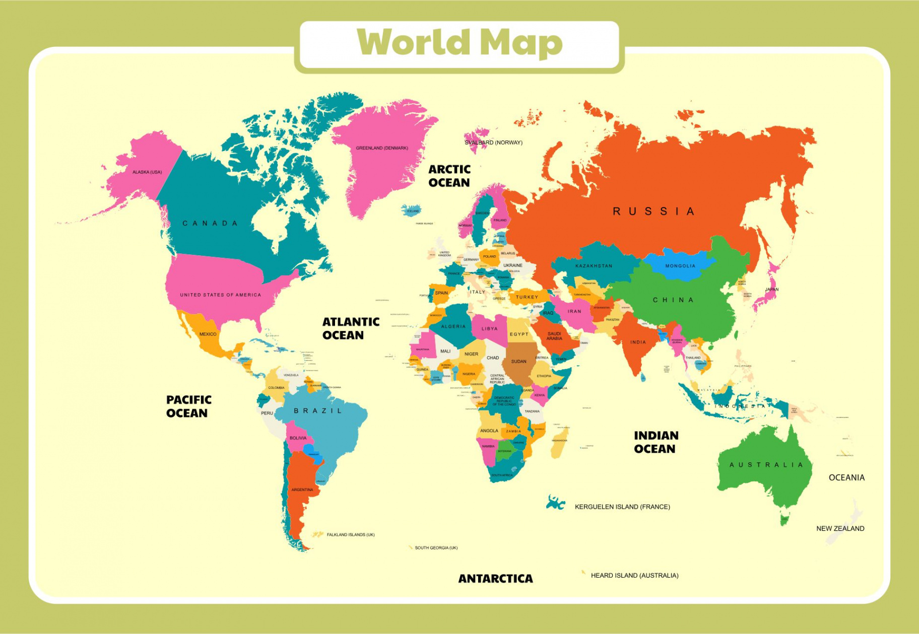 Printable Detailed Interactive World Map With Countries, % OFF