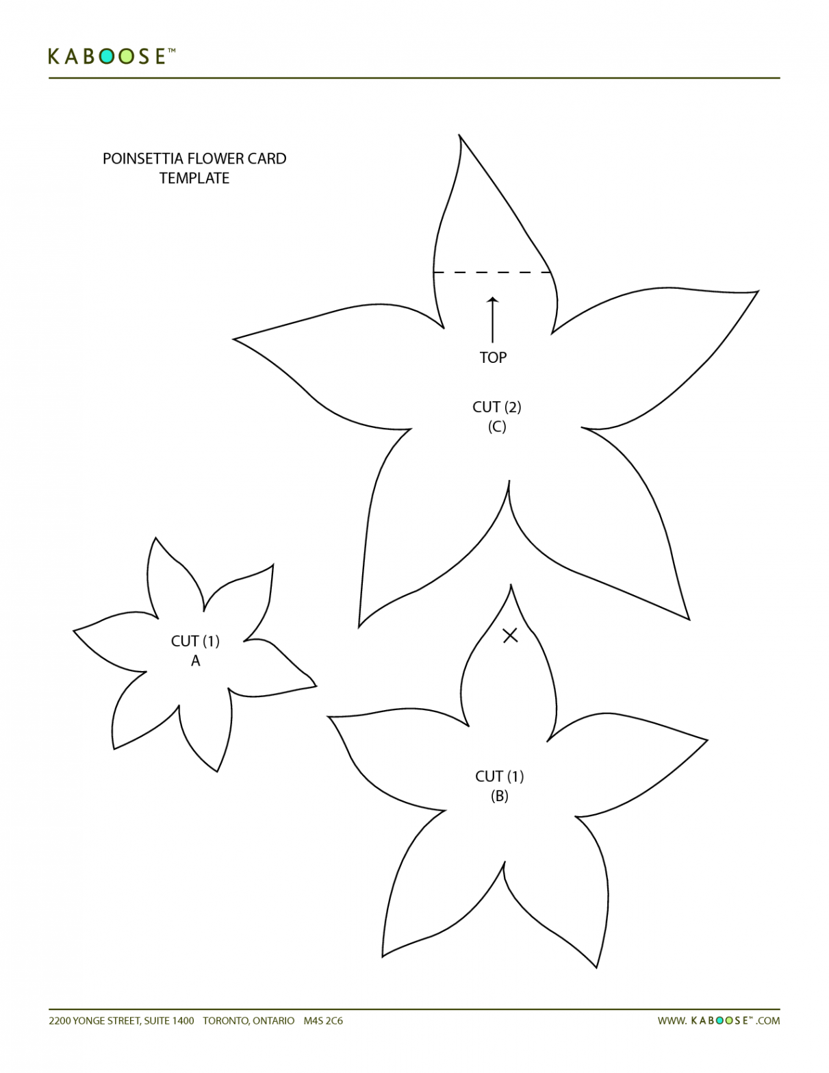 Printable Flower Template  Flower petal template, Flower