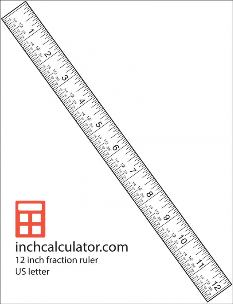 Printable Rulers - Free Downloadable " Rulers - Inch Calculator