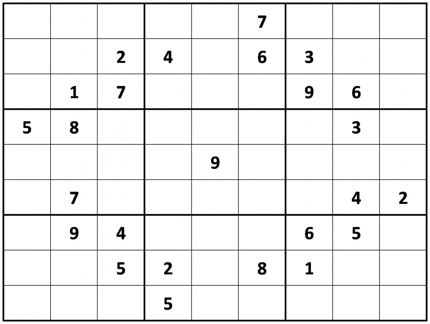 PRINTABLE SUDOKU  Sudoku printable, Sudoku, Sudoku puzzles