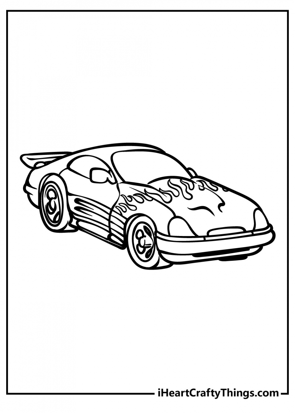 Race Car Coloring Pages (% Free Printables)