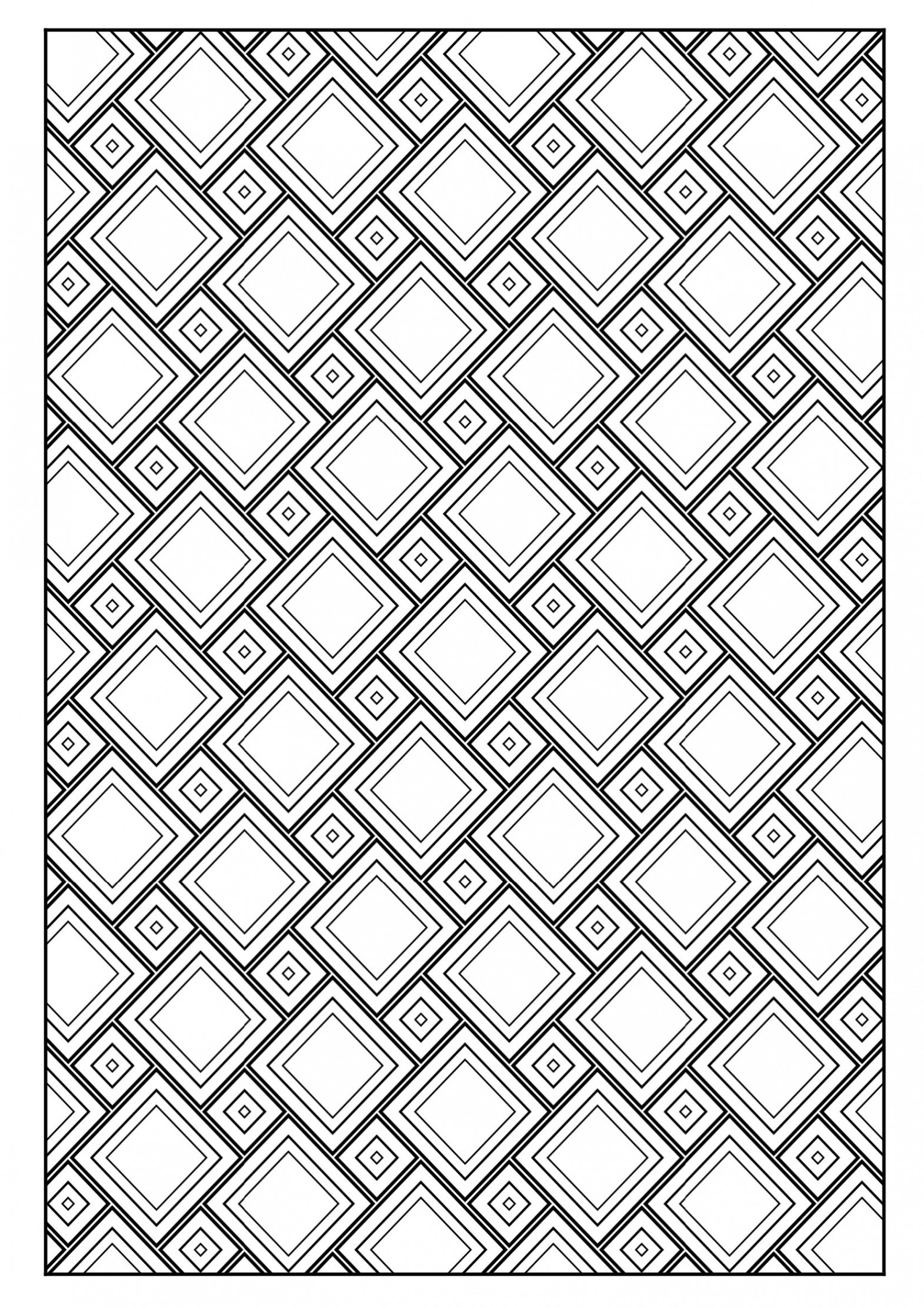 Set of  Printable Coloring Pages With Geometric Designs - Etsy