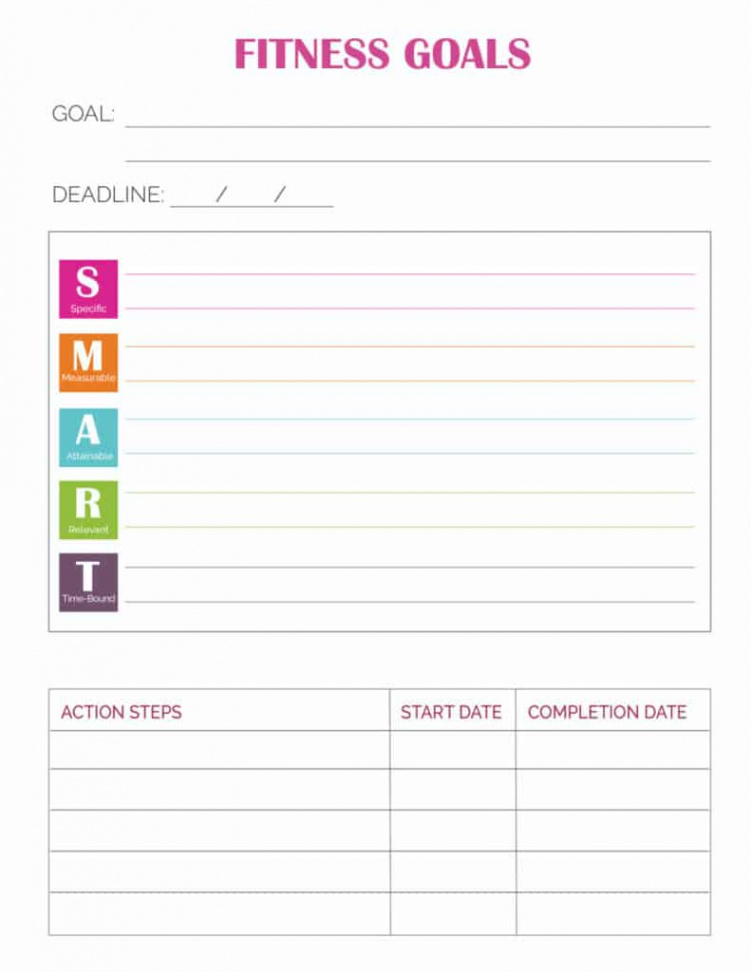 SMART Fitness Goals: Examples & Printable - Freebie Finding Mom