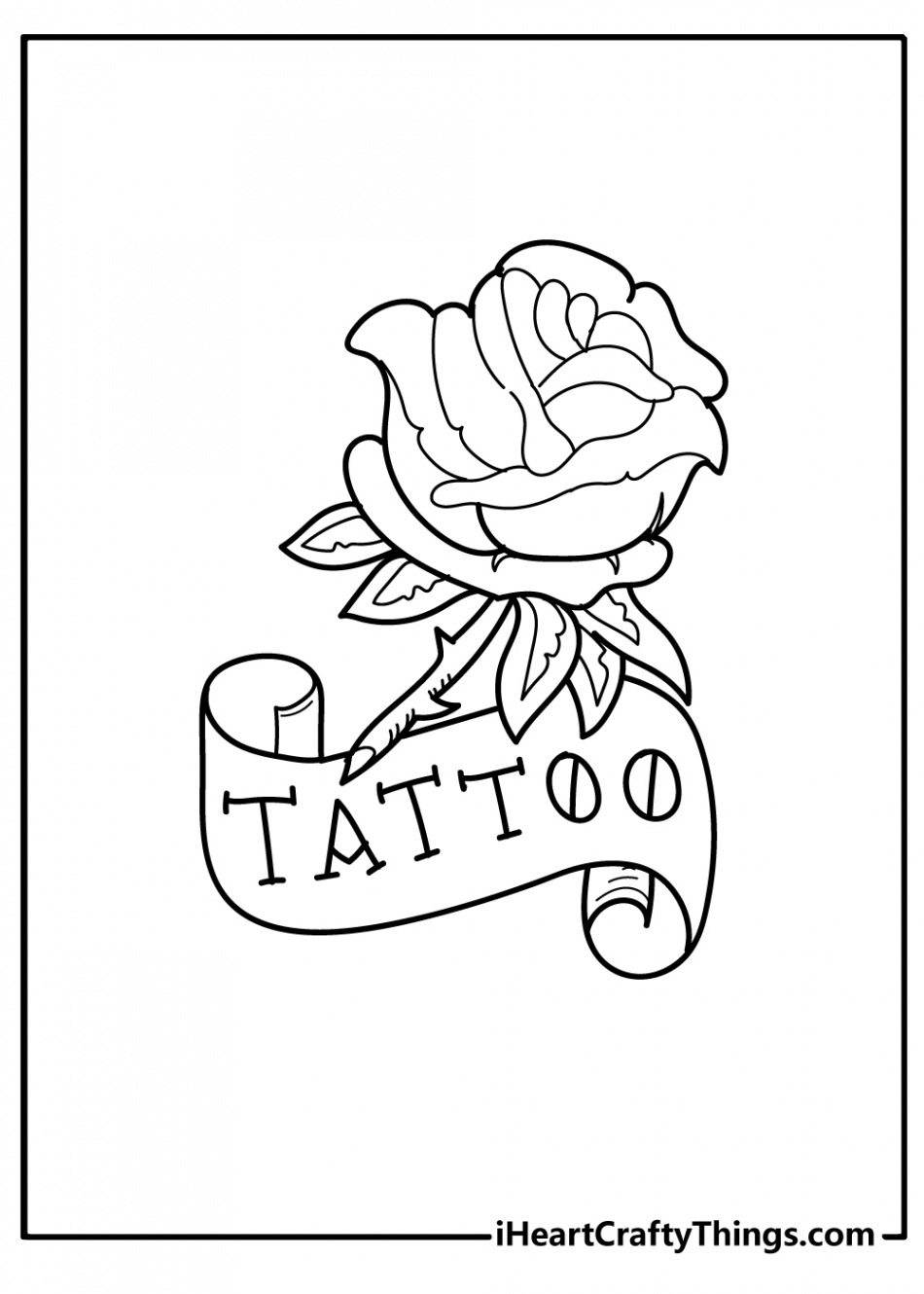 Tattoos Coloring Pages (% Free Printables)