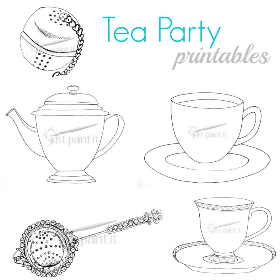 Tea Party Printables