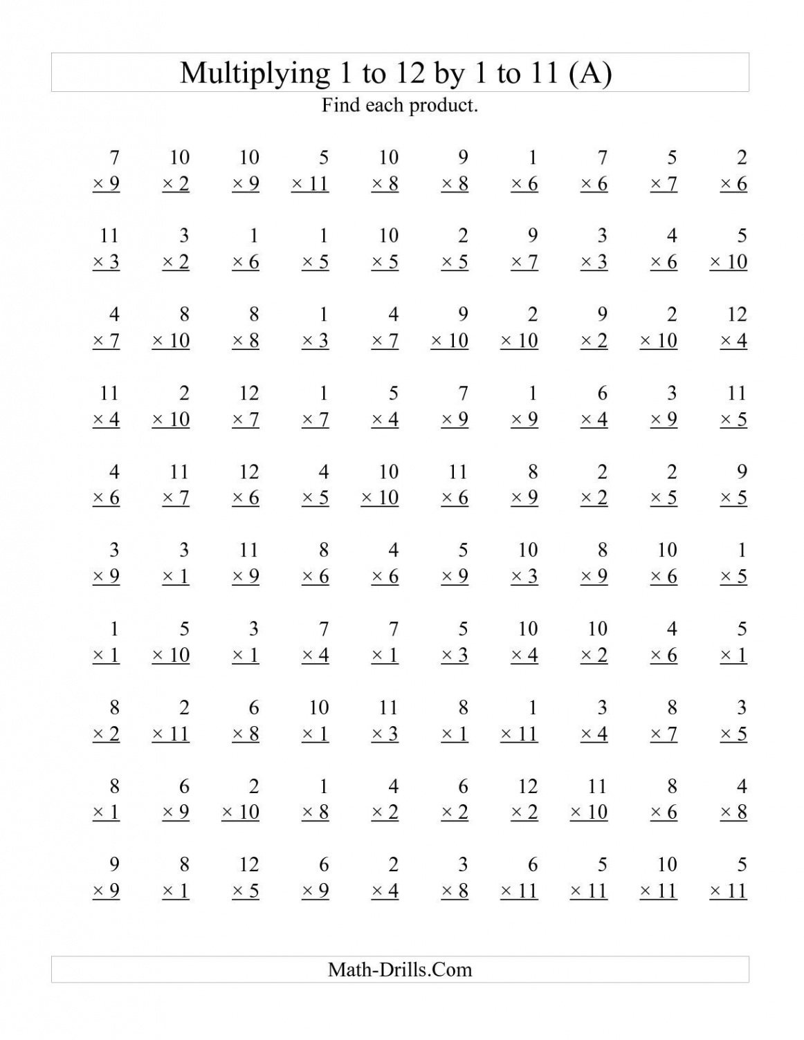 The  Vertical Questions -- Multiplying  to 2 by  to  (A) m