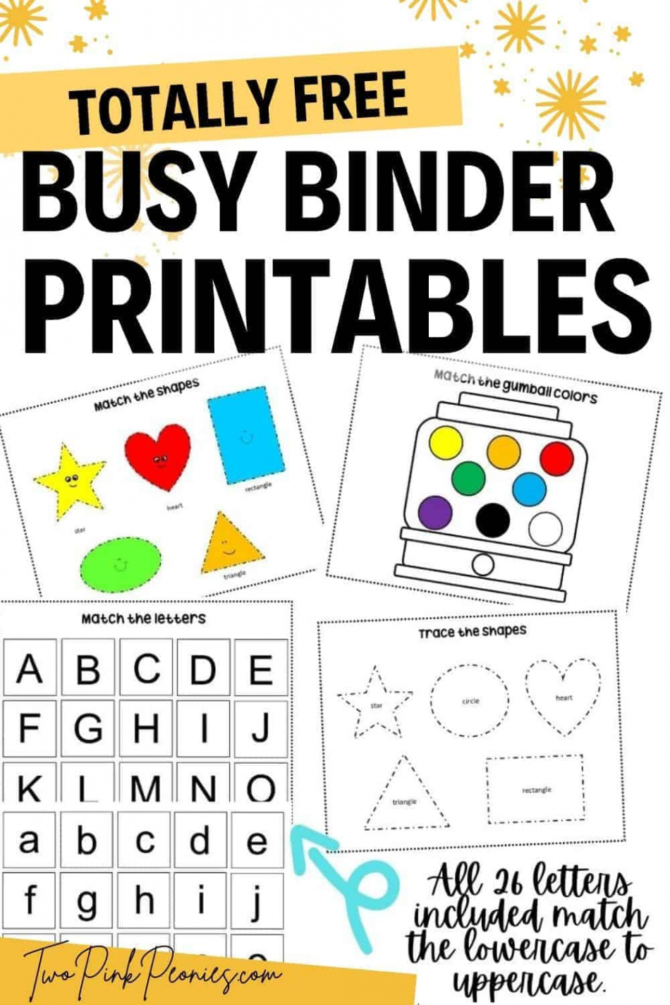 Totally Free Busy Binder Printables {perfect for toddlers