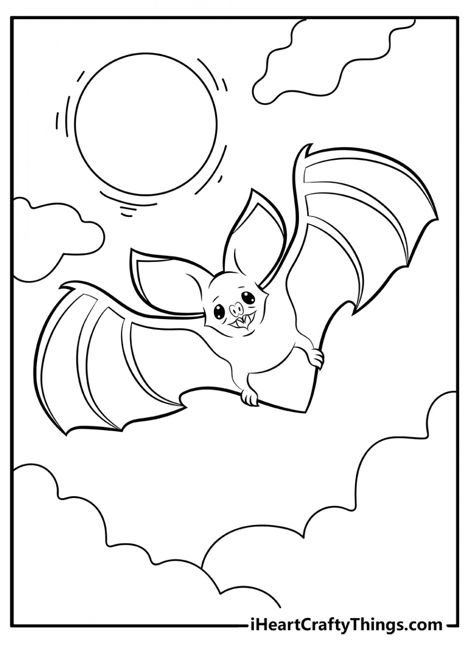 Bat Coloring Pages (% Free Printables)