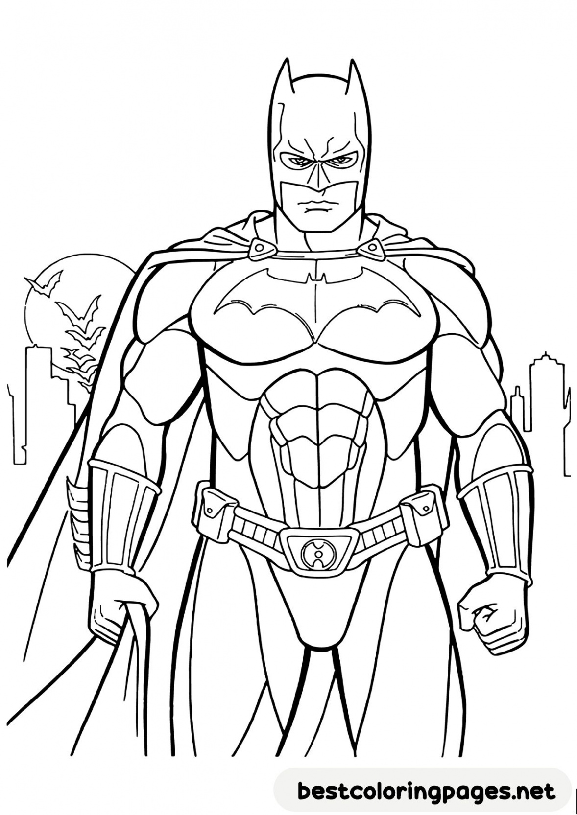 Batman coloring pages - Bestcoloringpages