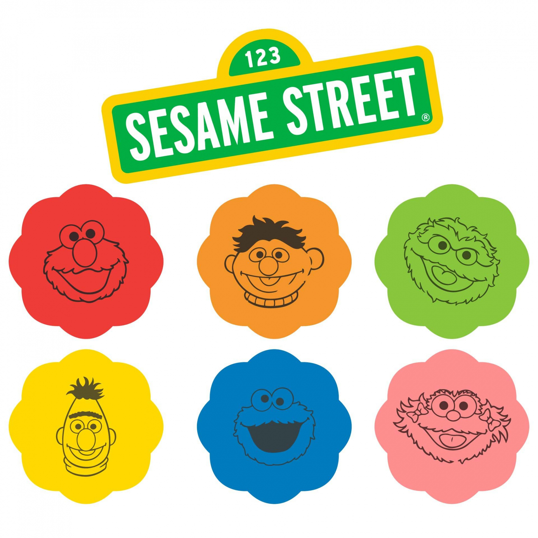 Best Sesame Street Face Templates Printable PDF for Free at