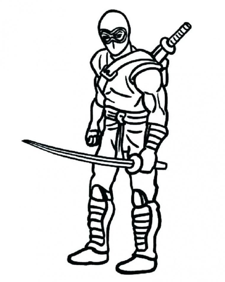 Complete Ninja Coloring Pages PDF For Kids - Coloringfolder