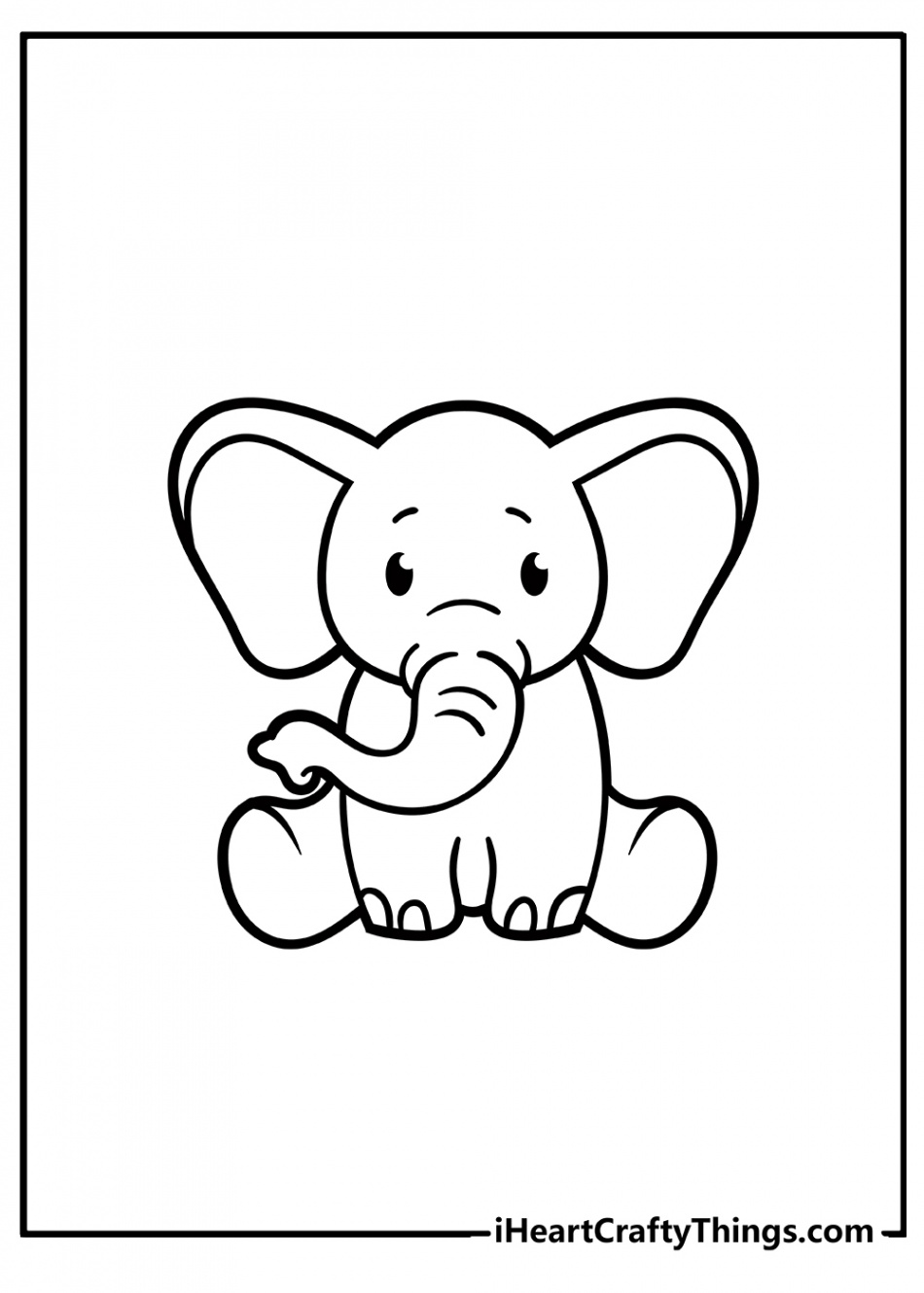 Elephant Coloring Pages (% Free Printables)