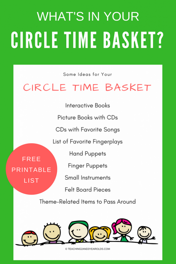 Free Circle Time Printable  Circle time board, Preschool circle