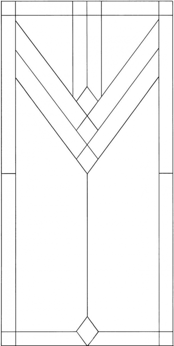 free frank lloyd wright stained glass patterns - Google Search