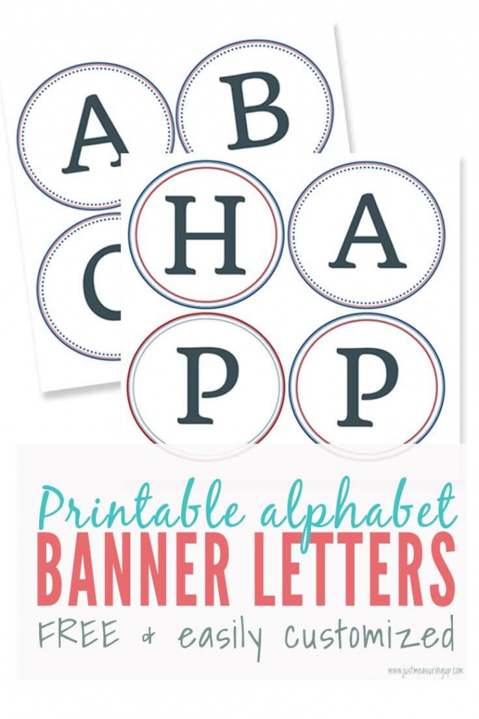 Free Printable Banner Letters  Make Easy DIY Banners and Signs