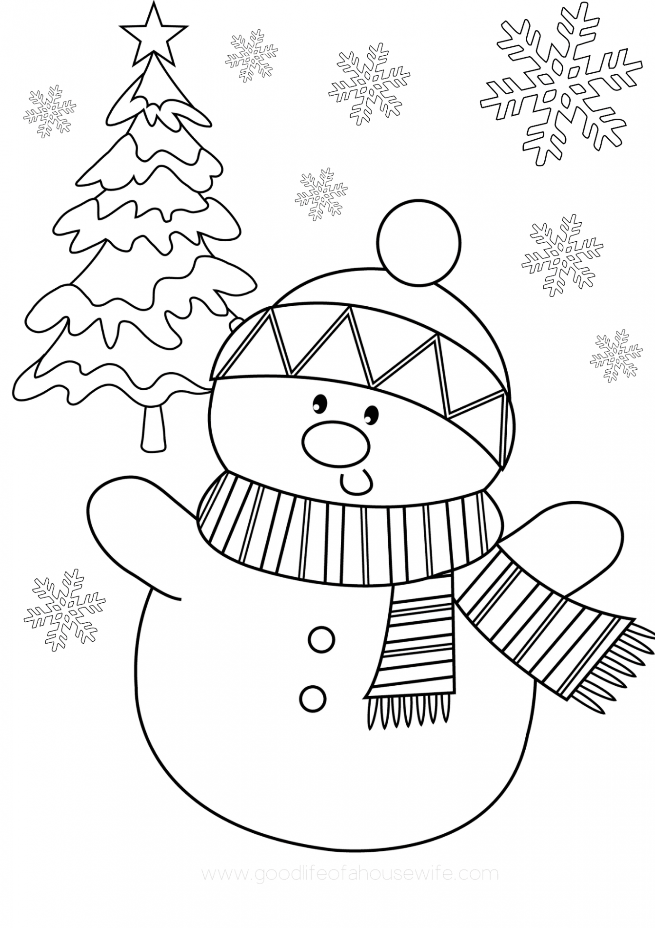 Free Printable Christmas Coloring Pages - Easy Fun for Everyone