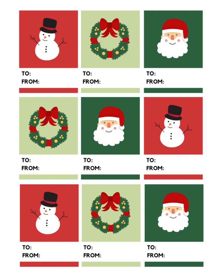 Free Printable Christmas Tags You Can Print At Home ()- So