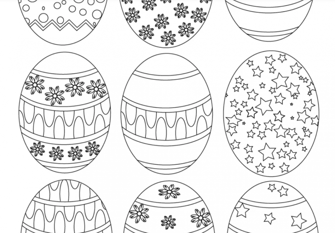 Free Printable Easter Eggs for Window Egg Hunt  Come Together