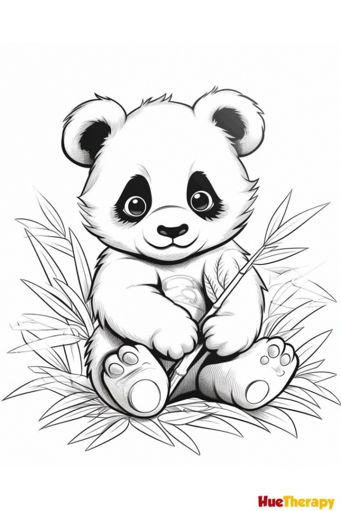 Free Printable Panda Coloring Pages for Kids  Panda coloring