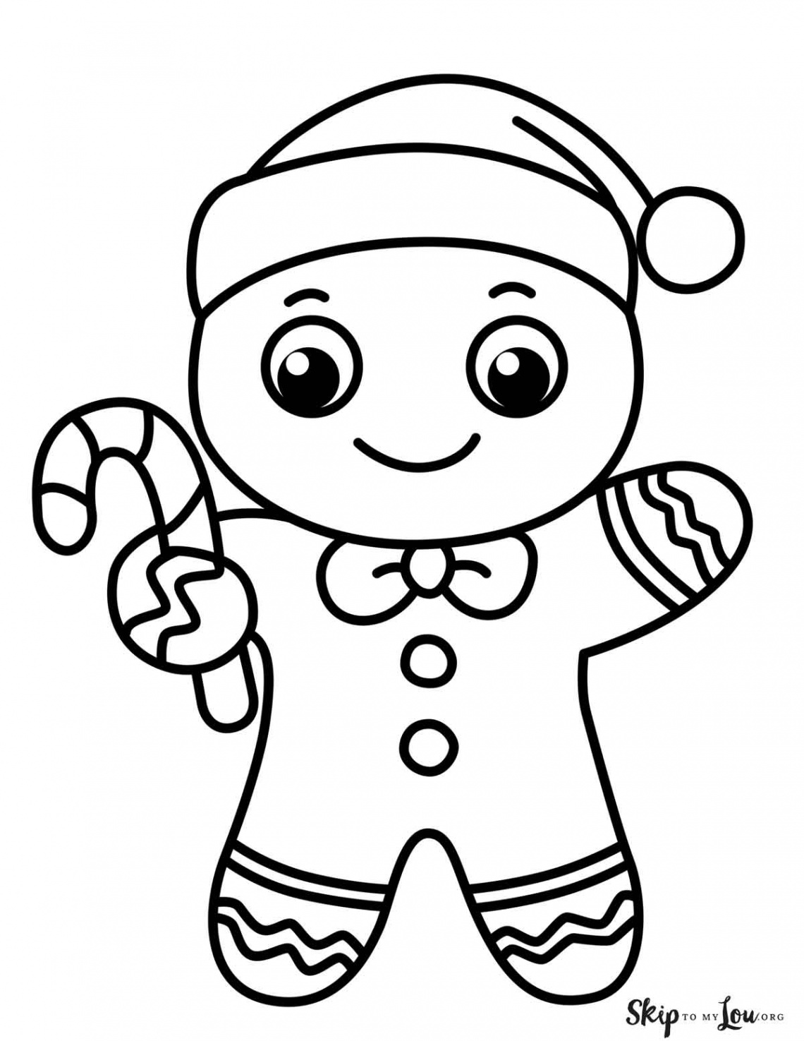 Gingerbread Man Coloring Pages  Skip To My Lou