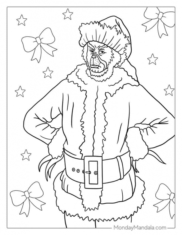 Grinch Coloring Pages (Free PDF Printables)