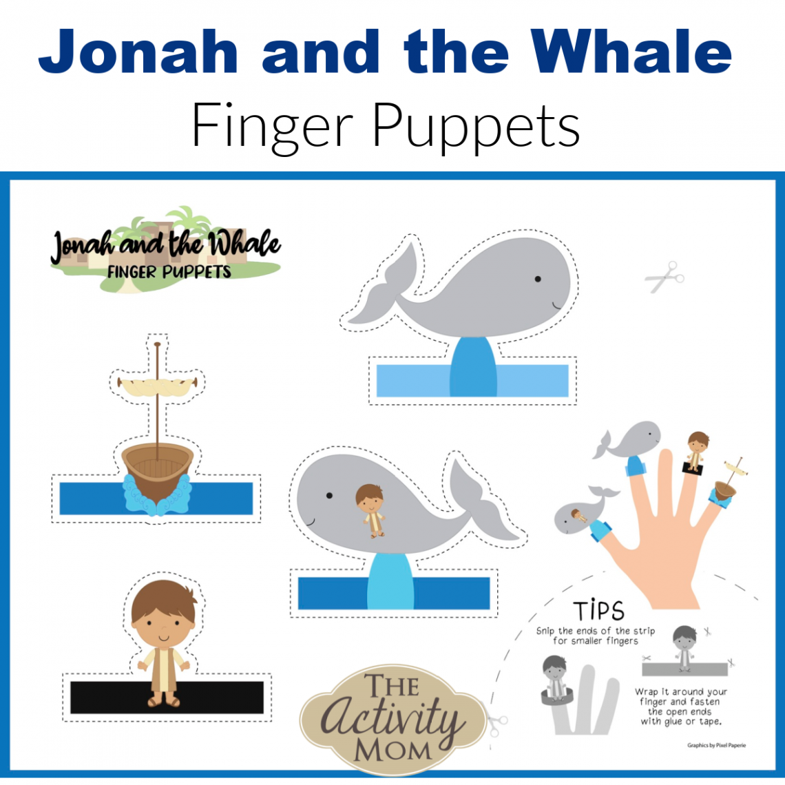 Jonah and the Whale Free Printables and Activities - The Activity Mom