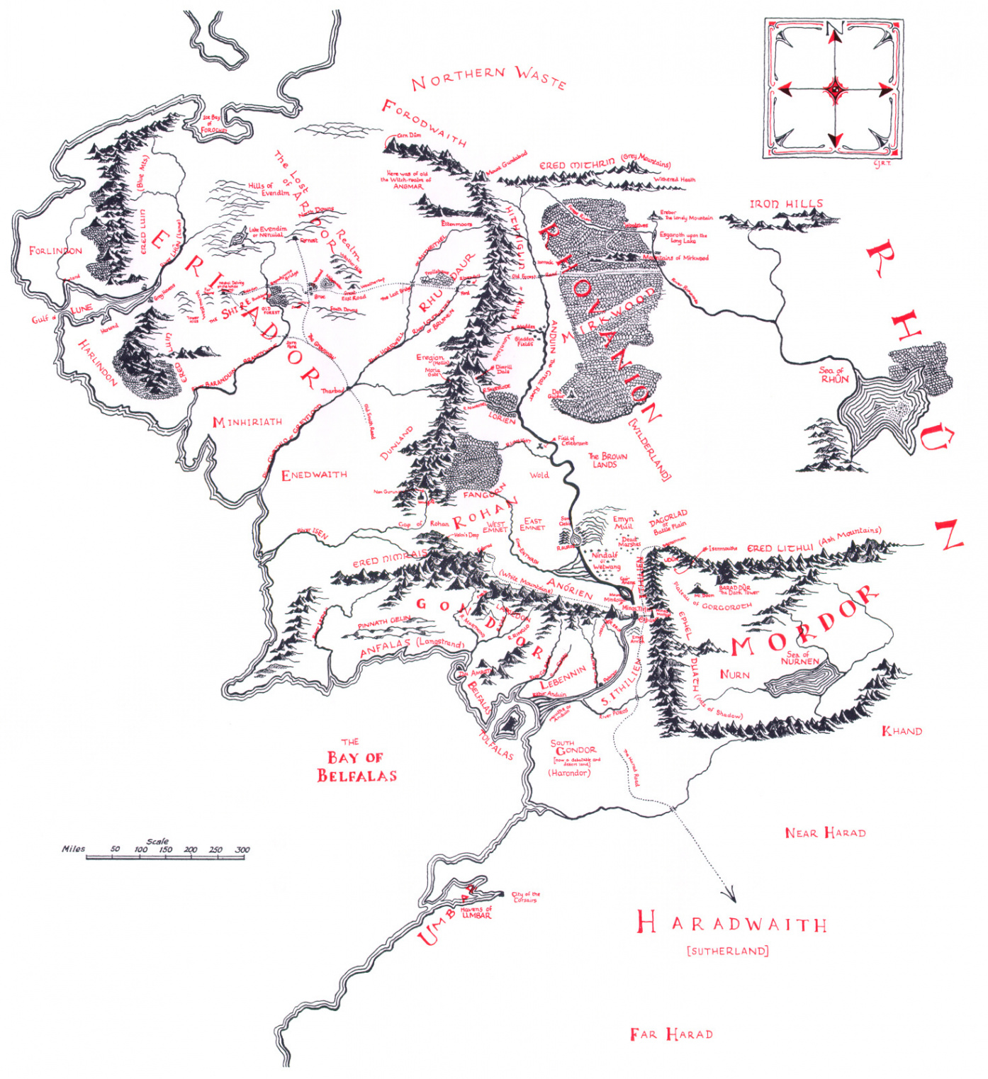 Map of Middle-earth