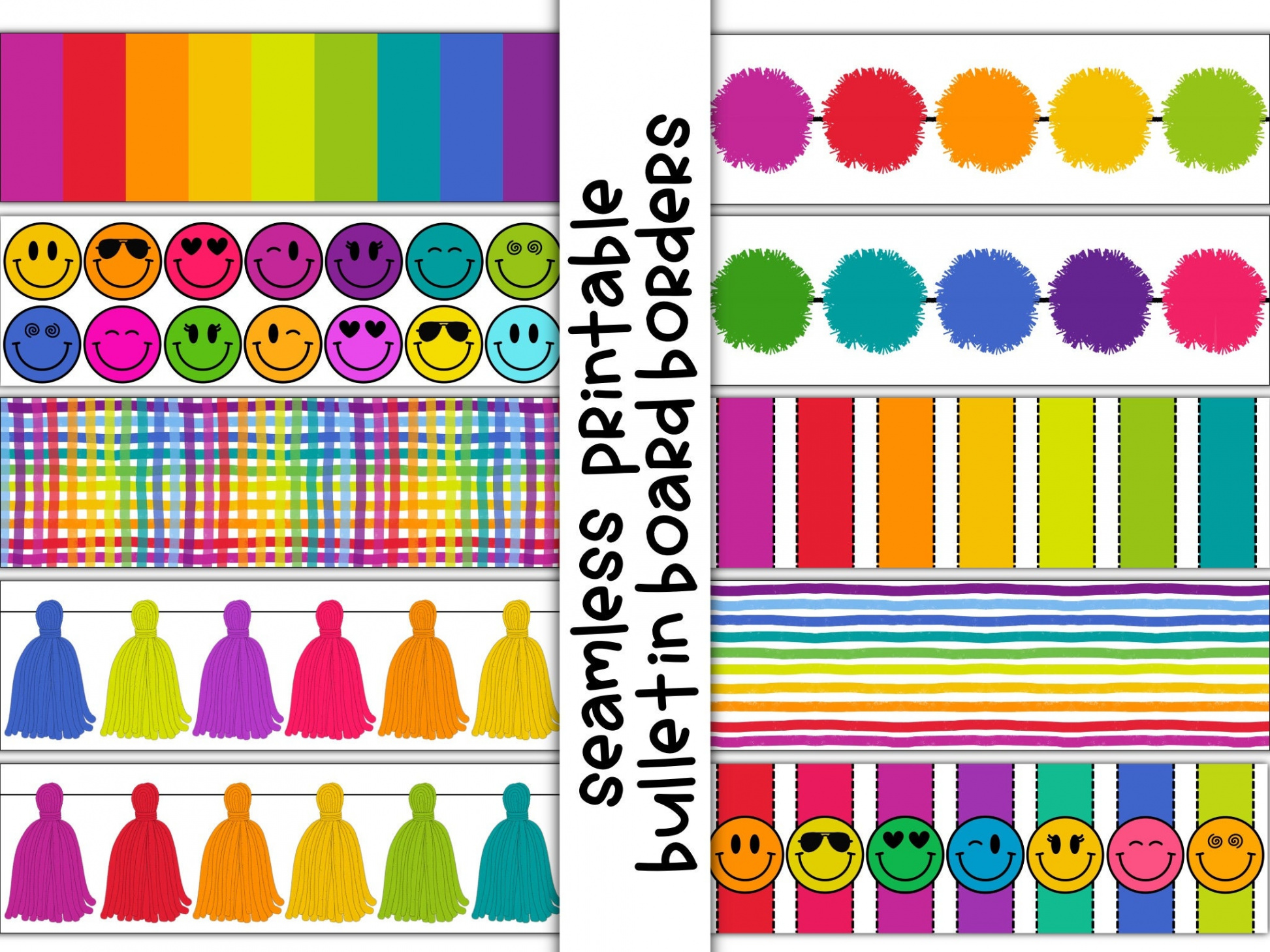 Printable Bulletin Board Borders Printable Classroom Borders