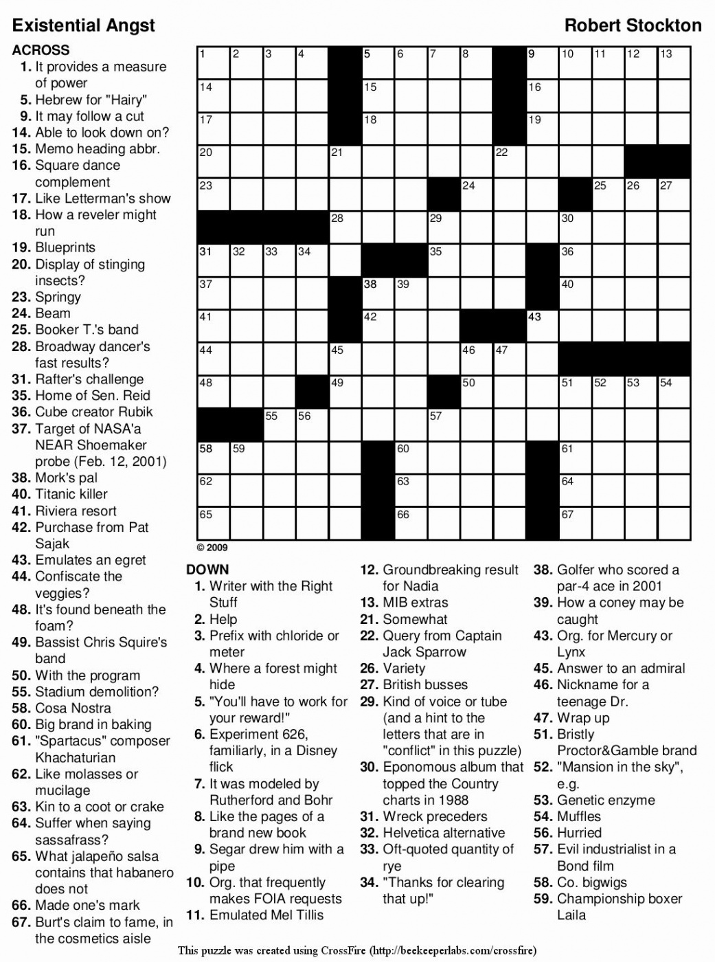 Printable Difficult Puzzles For Adults – Printable Crossword