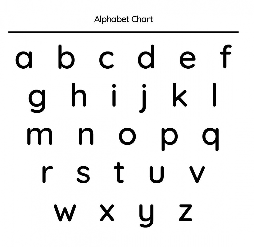 Printable Lowercase Alphabet Letters  Lowercase letters printable