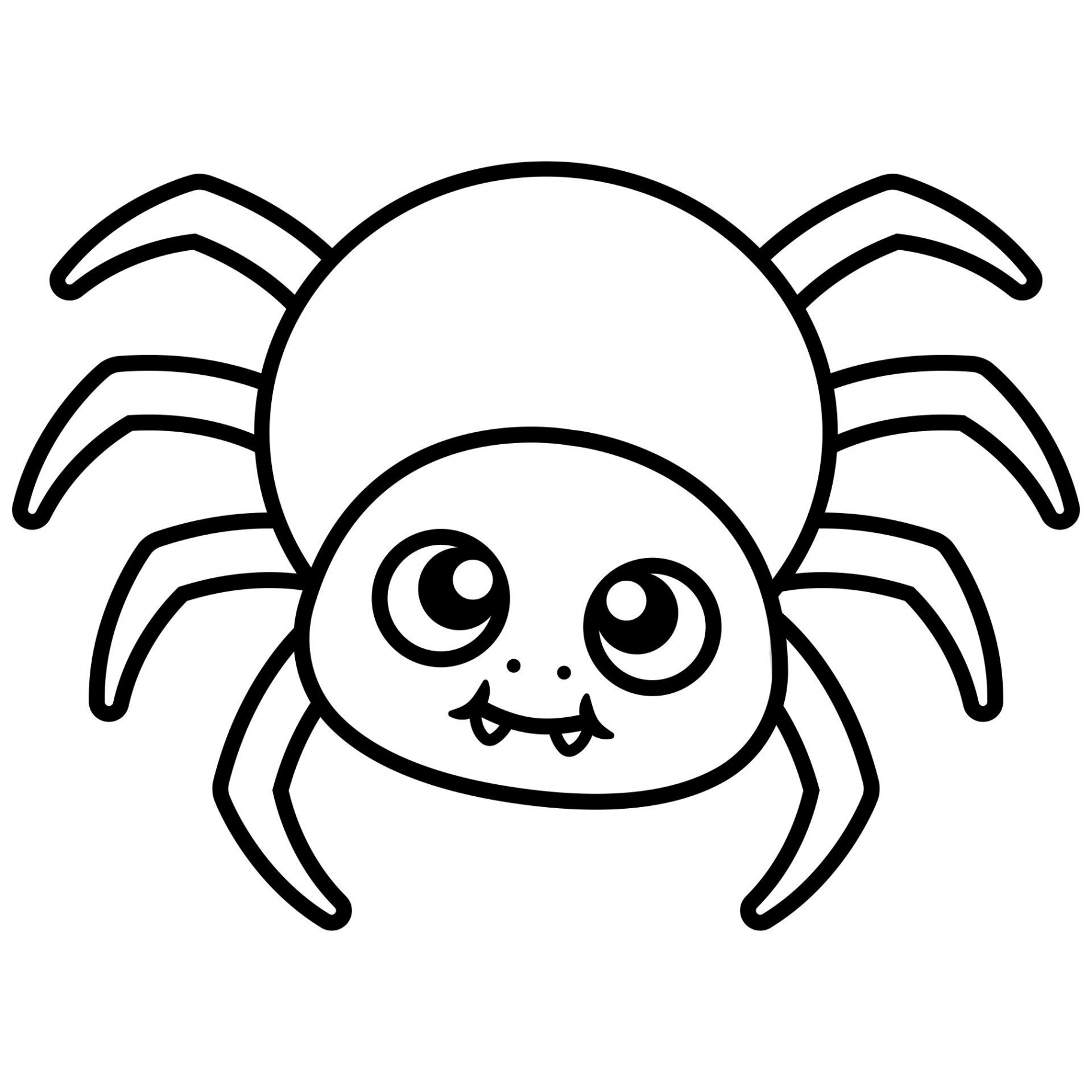 Printable Spider Coloring Pages  Spider coloring page, Halloween