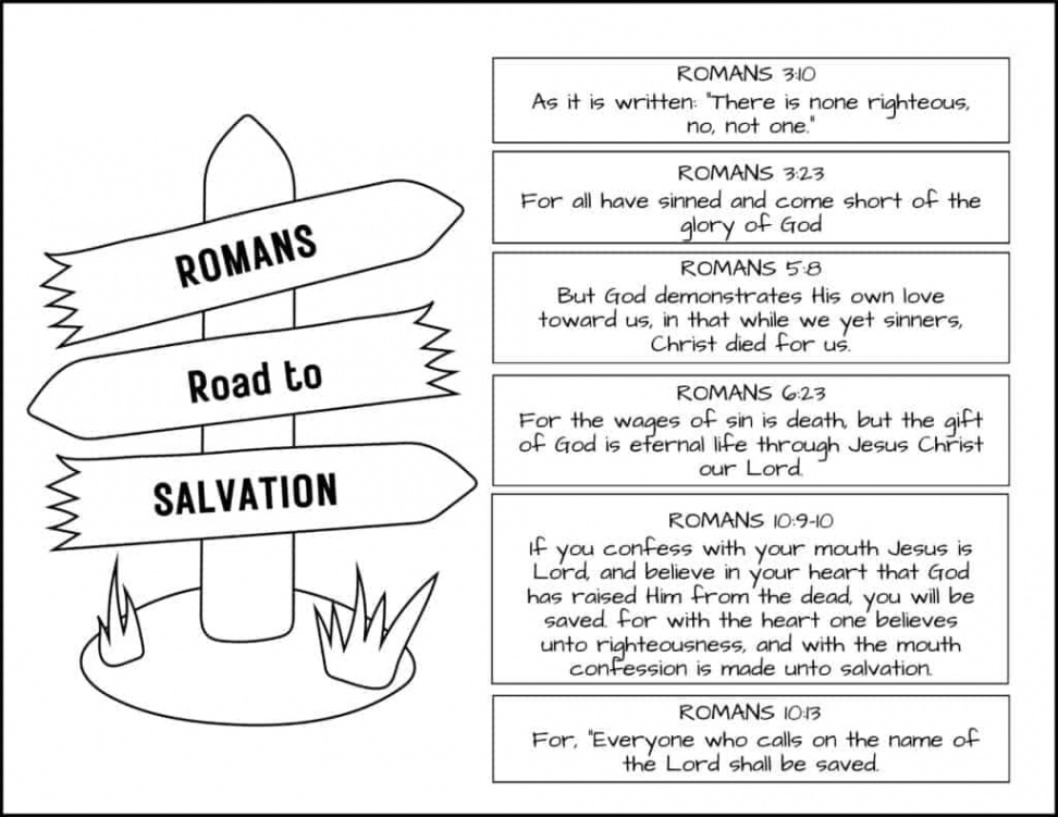 Romans Road to Salvation (plus Free Printable) - Bible Study